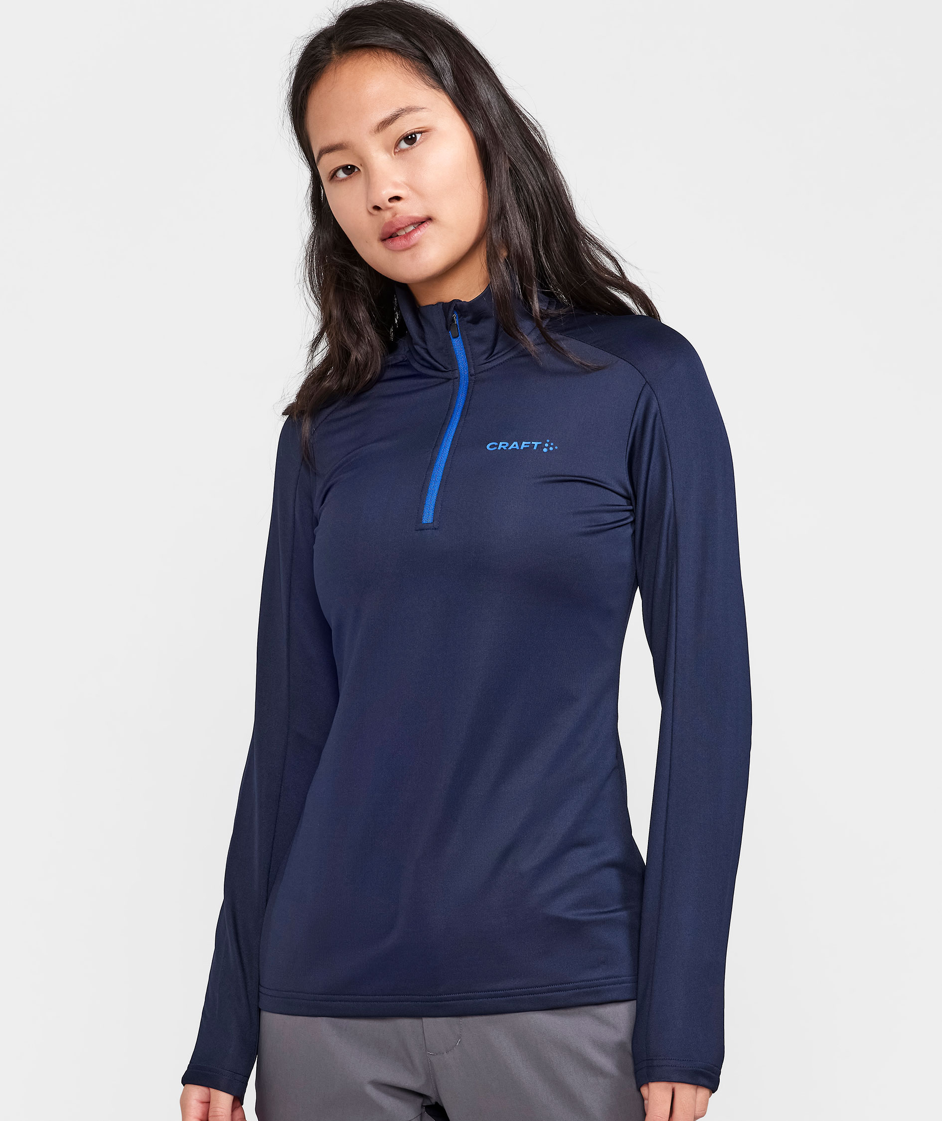 Craft Core Gain women's half zip midlayer, Blaze, large image number 3