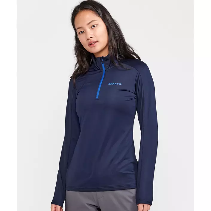Craft Core Gain Half Zip Damen Midlayer, Blaze, large image number 3