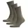 Westborn Basic 3-pack strumpor med ull, Sand, Sand, swatch