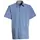 Nybo Workwear Picnic kurzärmeliges -Hemd, Blau, Blau, swatch
