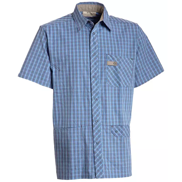 Nybo Workwear Picnic kortermet skjorte, Blå, large image number 0