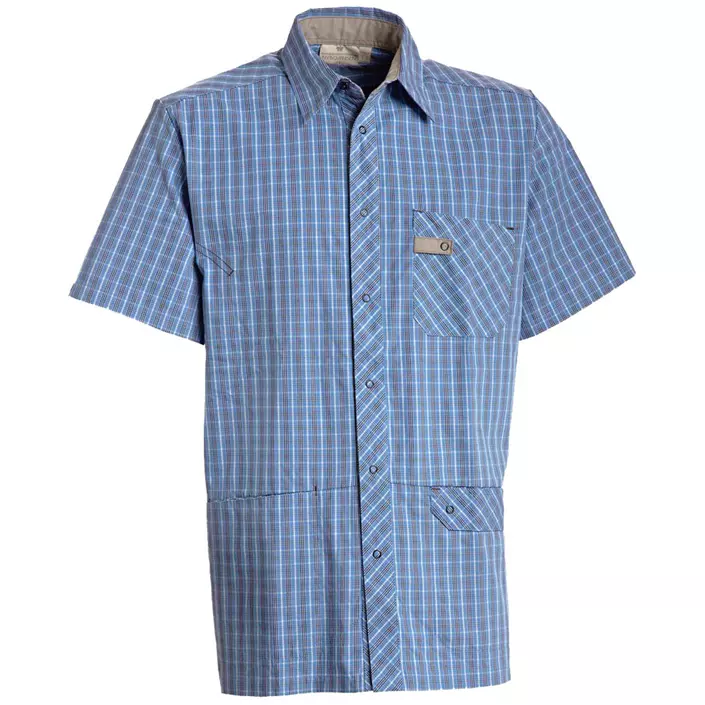 Nybo Workwear Picnic kortermet skjorte, Blå, large image number 0