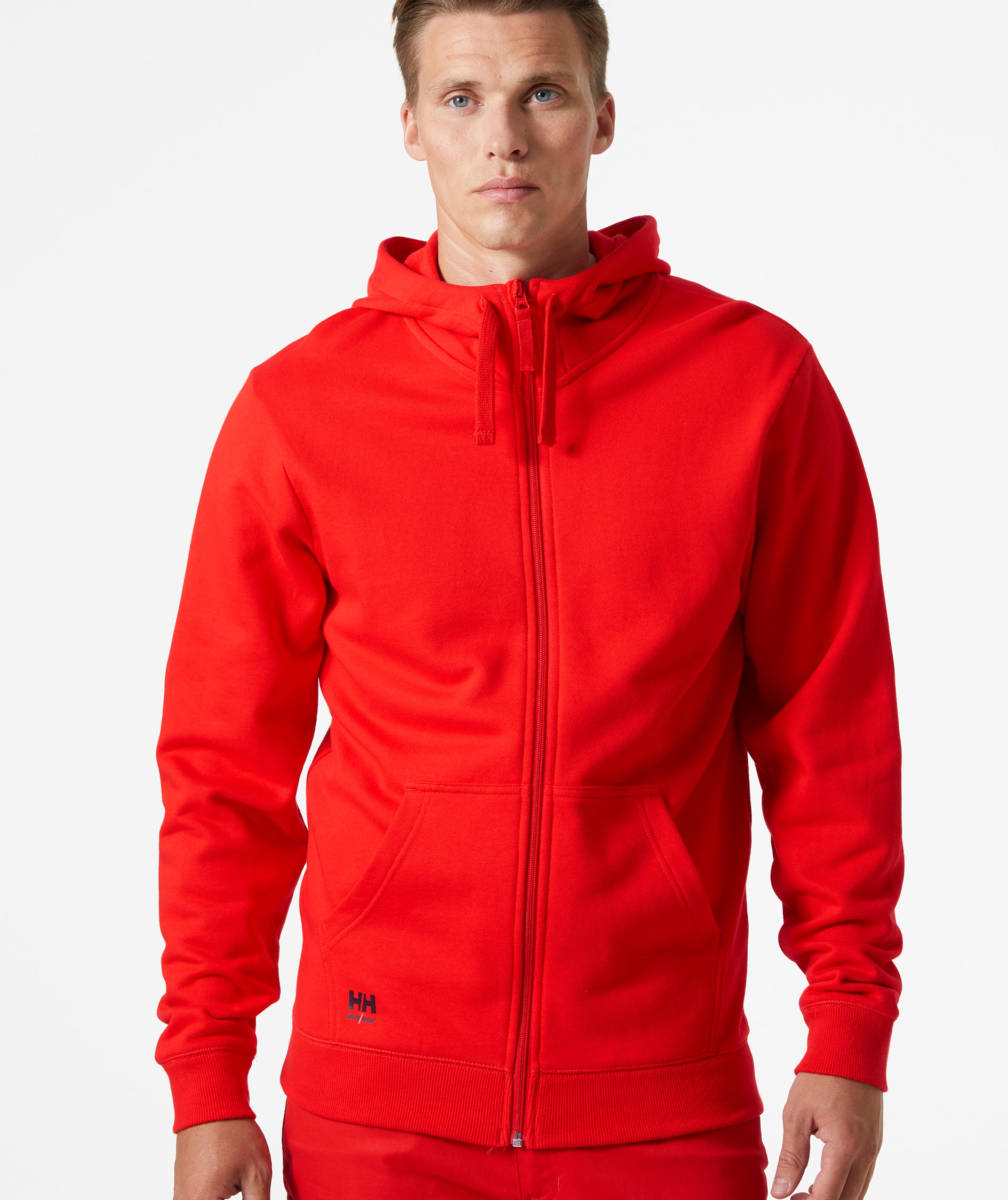 Helly Hansen Classic hoodie with zipper, Alert red, large image number 1