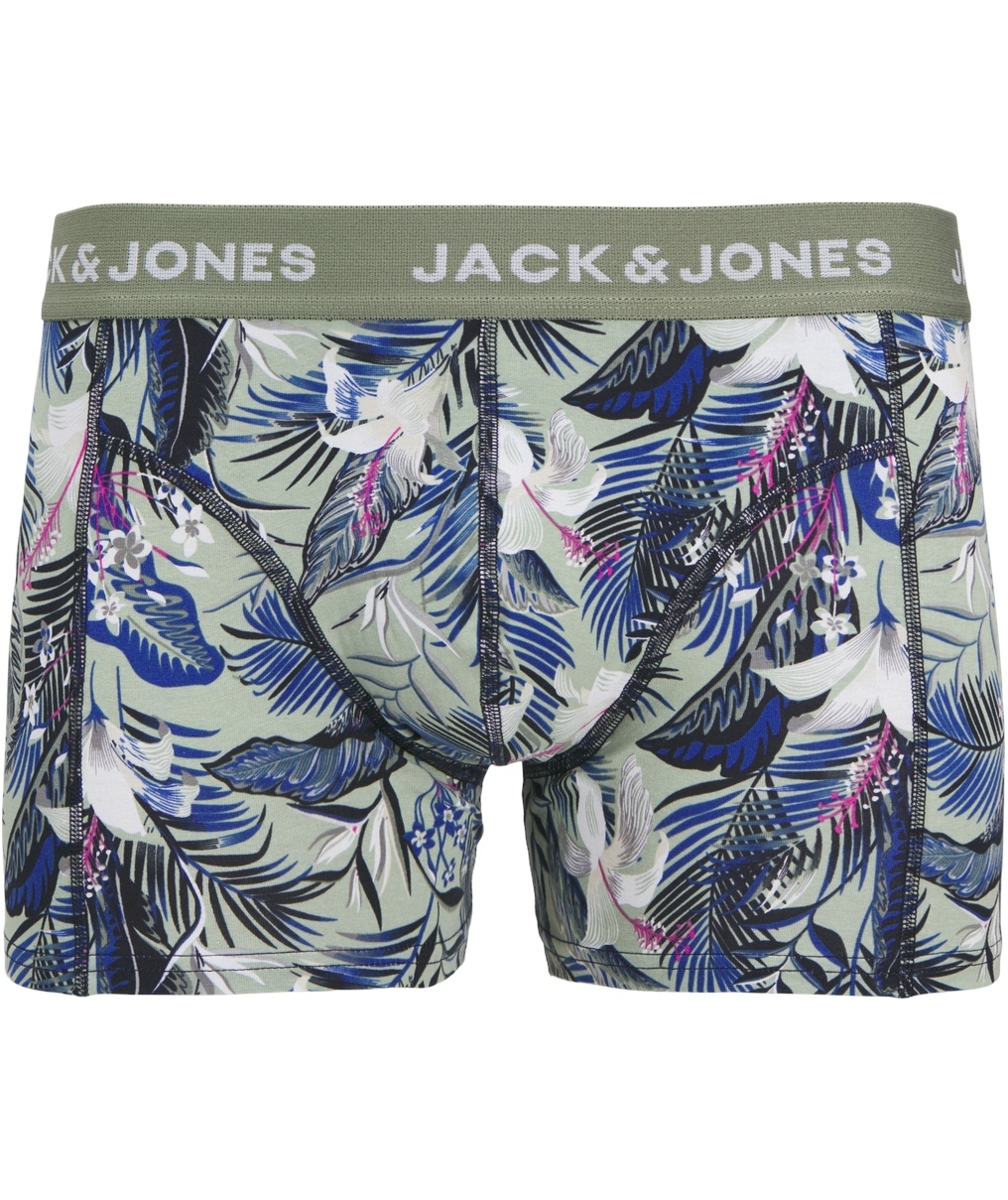 Jack & Jones JACBRADY FLOWER 3er-Pack Boxershorts, Sky Captain, large image number 5