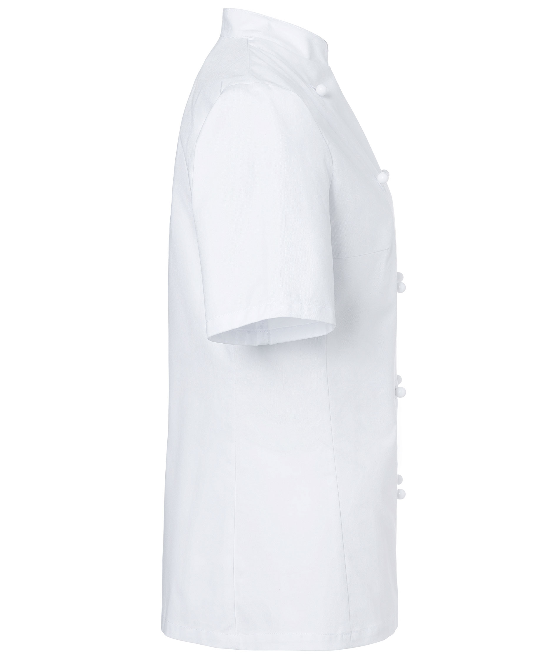 Karlowsky Pauline women's short-sleeved chefs jacket without buttons, White, large image number 3