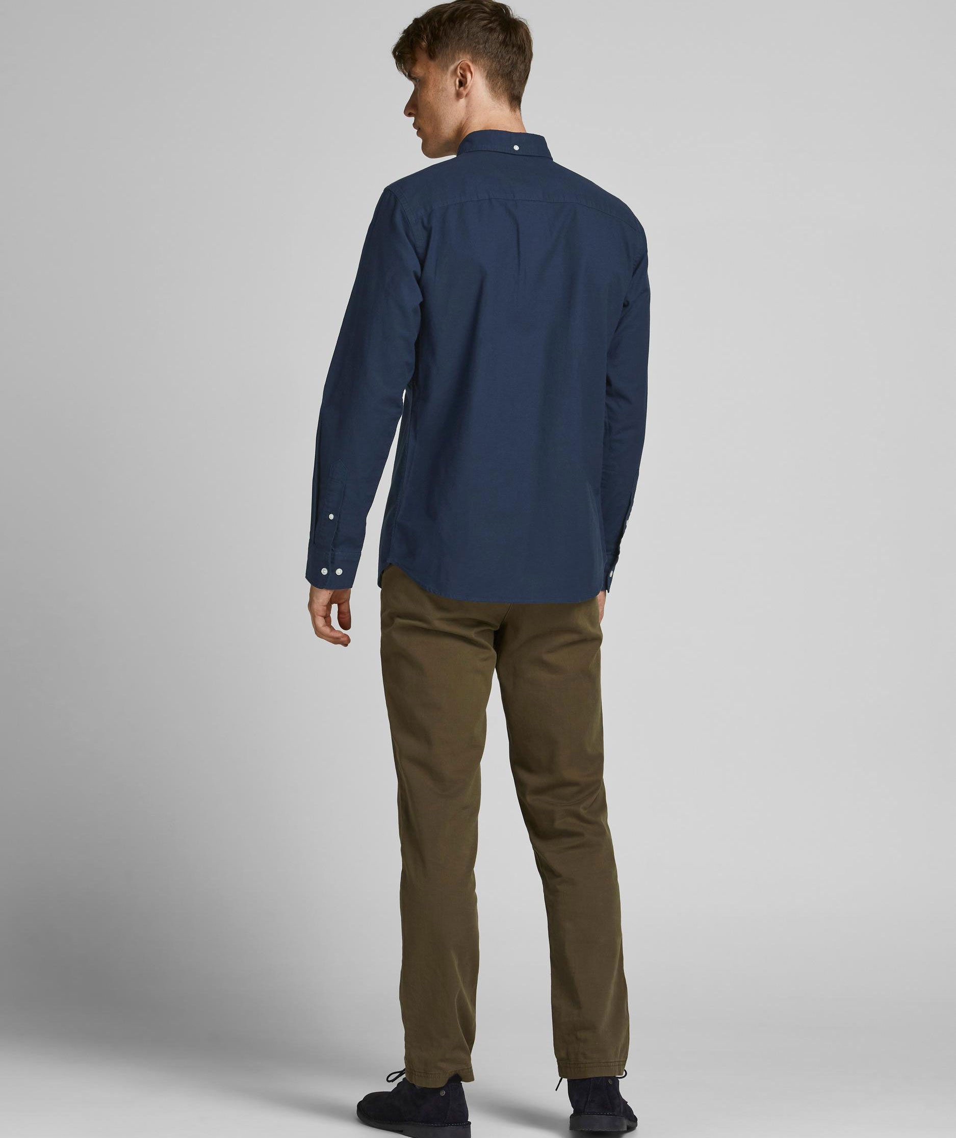 Jack & Jones Premium JPRBROOK Slim fit Oxford shirt, Navy Blazer, large image number 2