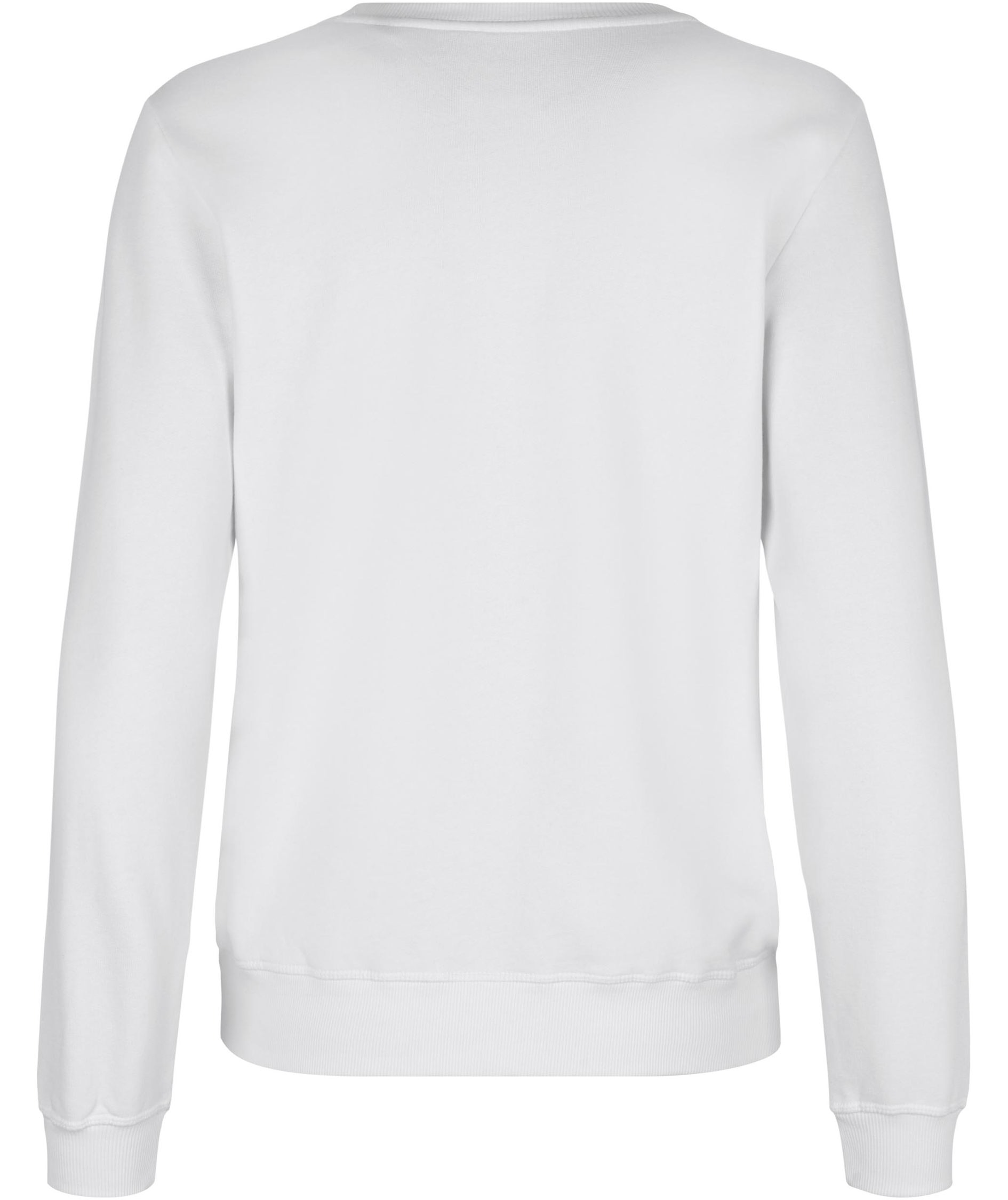 ID organic women's sweatshirt, White