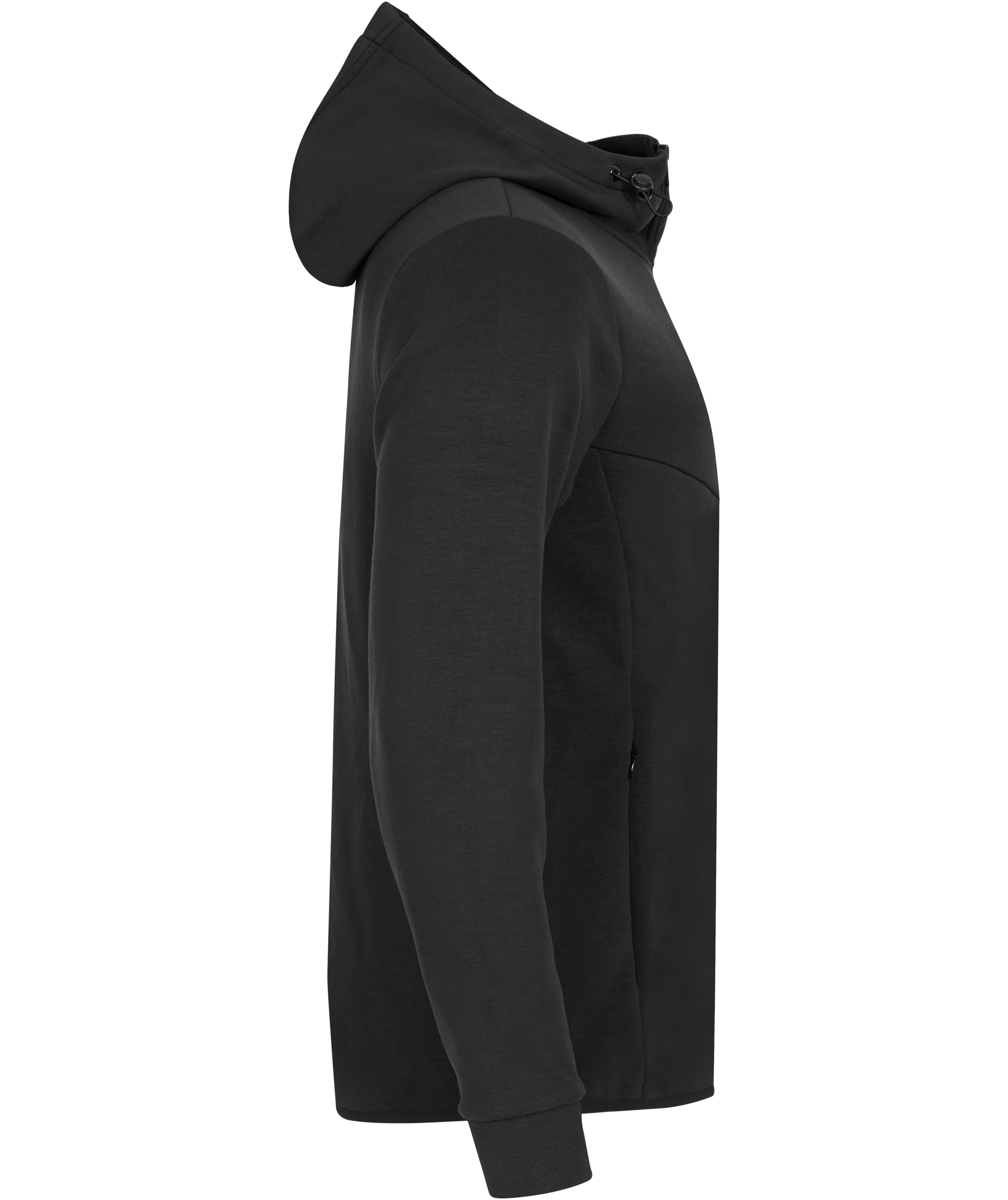 Clique Hayden hoodie with full zipper, Black, Black, large image number 2