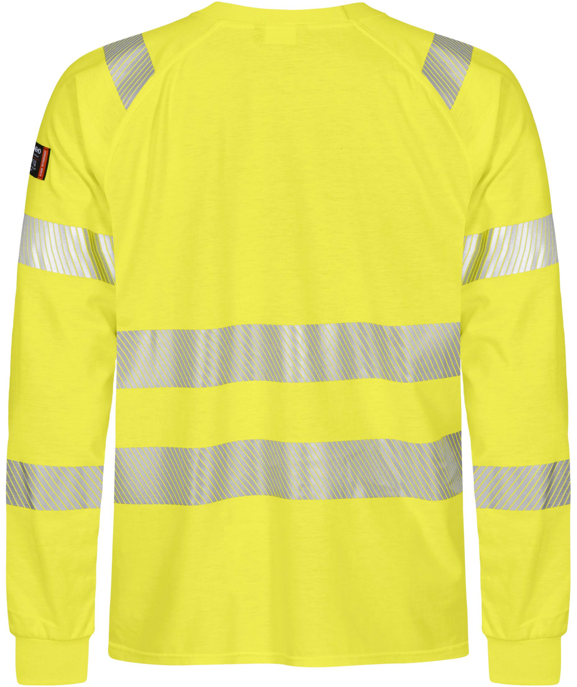 Tranemo FR l&aring;ng&auml;rmad T-shirt, Varsel Gul