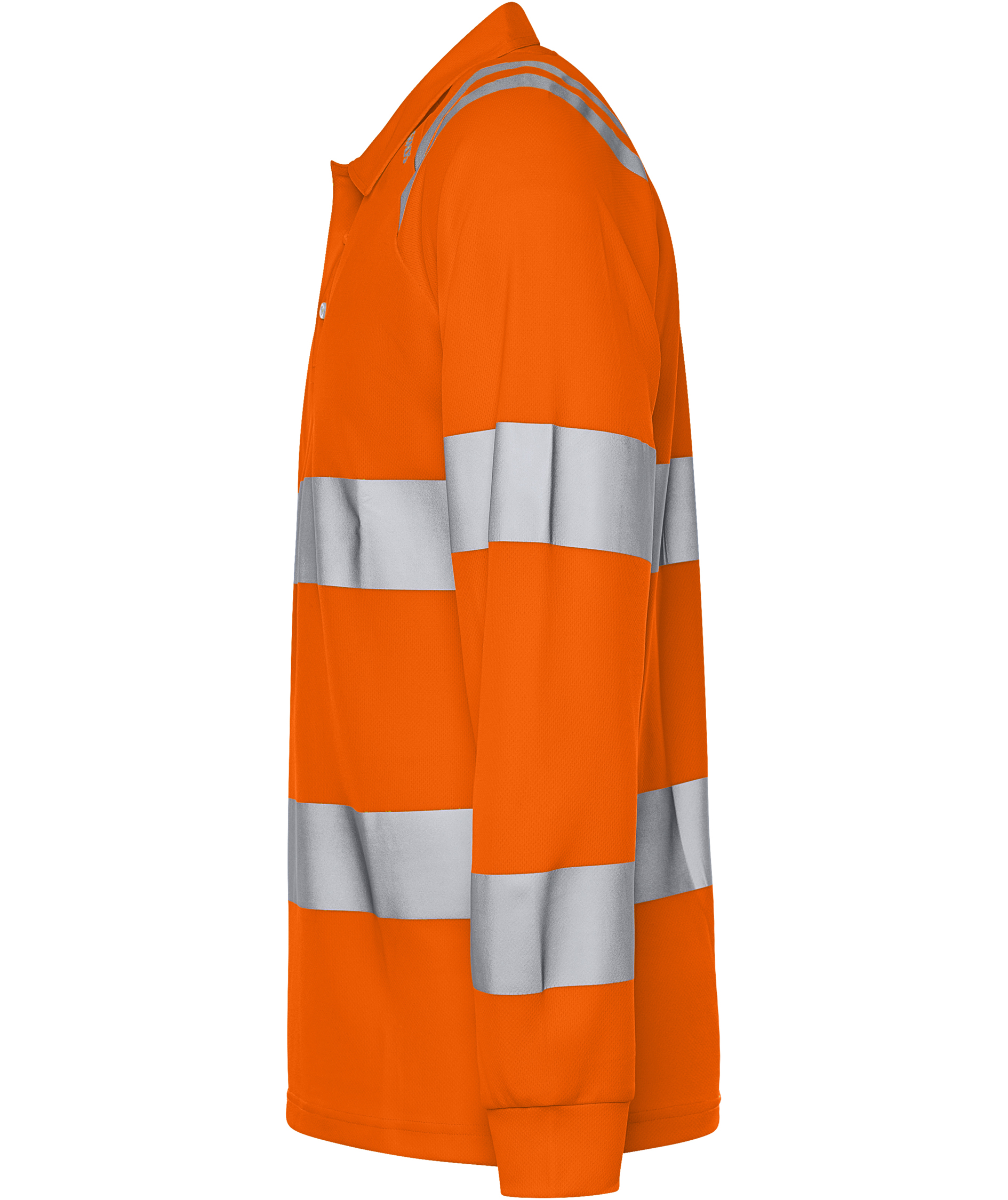 Fristads lang&auml;rmliges Poloshirt 7864 GPST, Hi-vis Orange, large image number 3