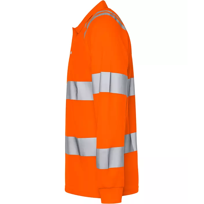 Fristads langærmet polo T-shirt 7864 GPST, Hi-vis Orange, large image number 3