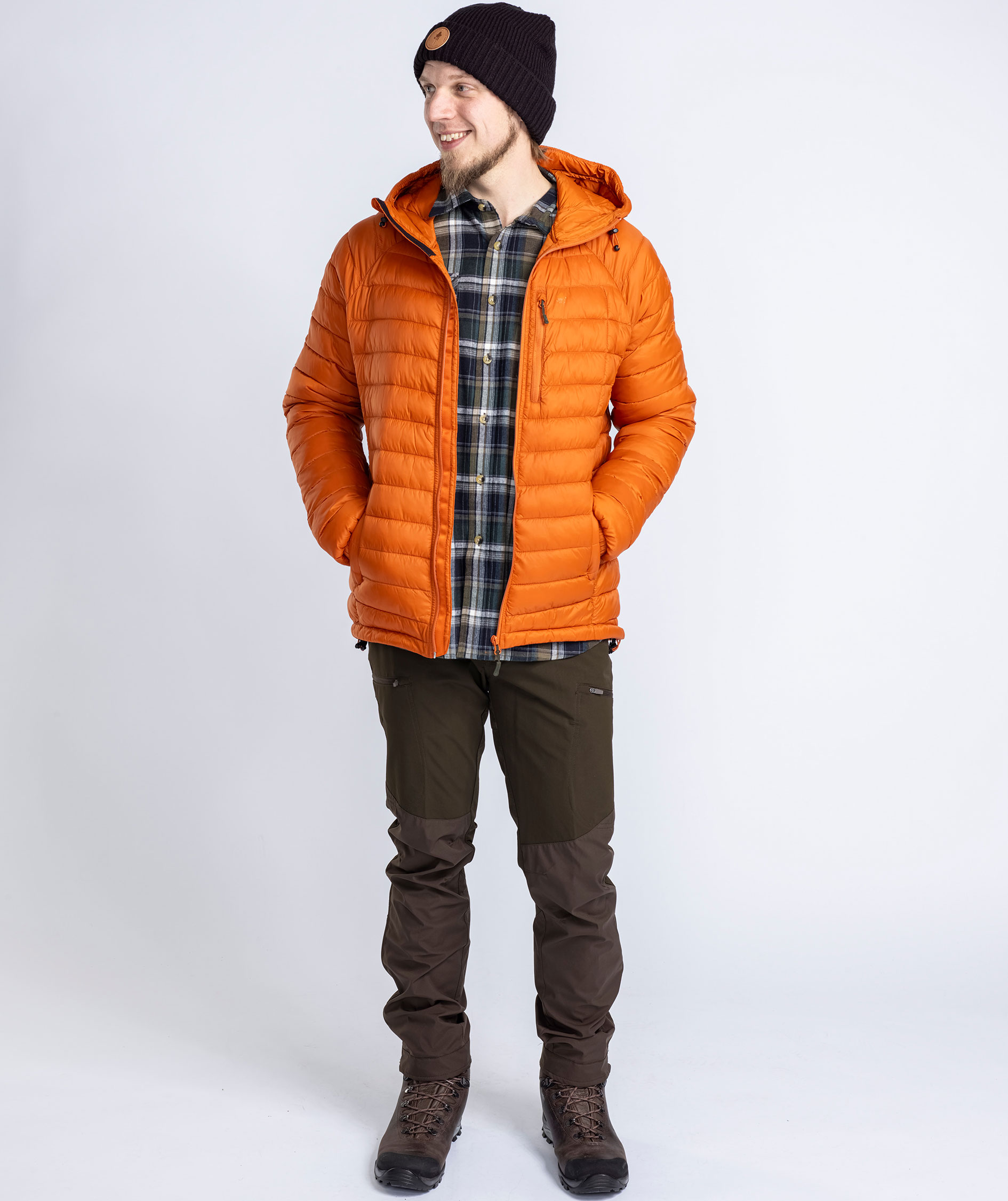Pinewood&nbsp;Abisko Insulation vatteret jakke, Burned Orange, large image number 9