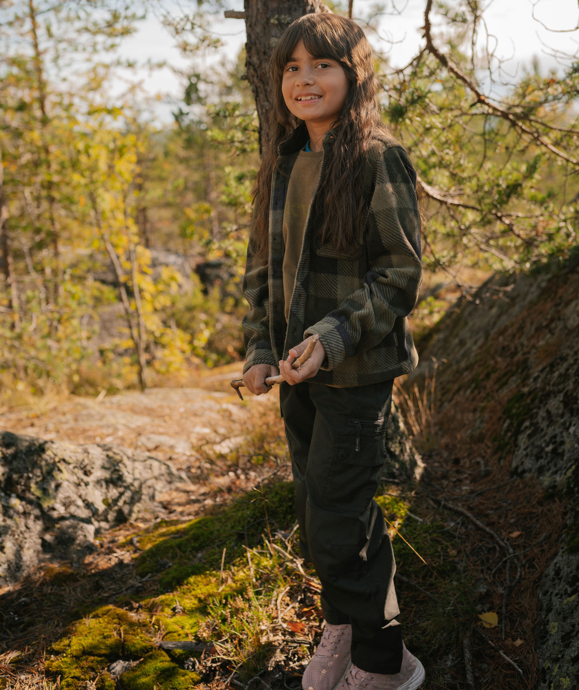 Pinewood Lappland fritidsbukser til b&oslash;rn, Sort/Sort, large image number 7