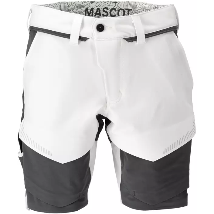 Mascot Customized work shorts full stretch, White/Stone Grey, large image number 0