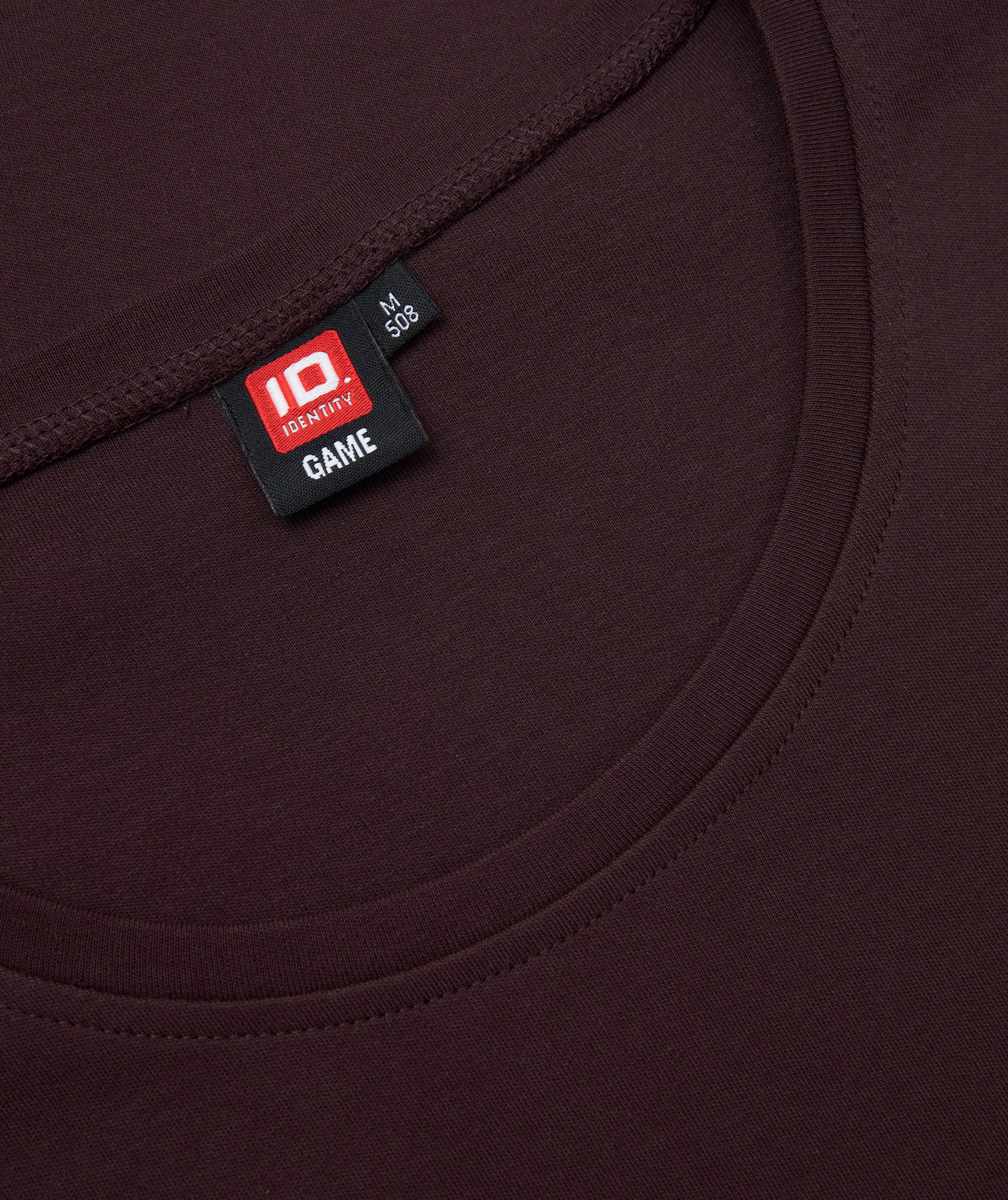 ID Interlock Damen T-Shirt, Dark bourdeaux, large image number 3