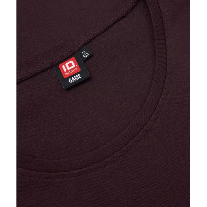 ID Interlock Damen T-Shirt, Dark bourdeaux, large image number 3