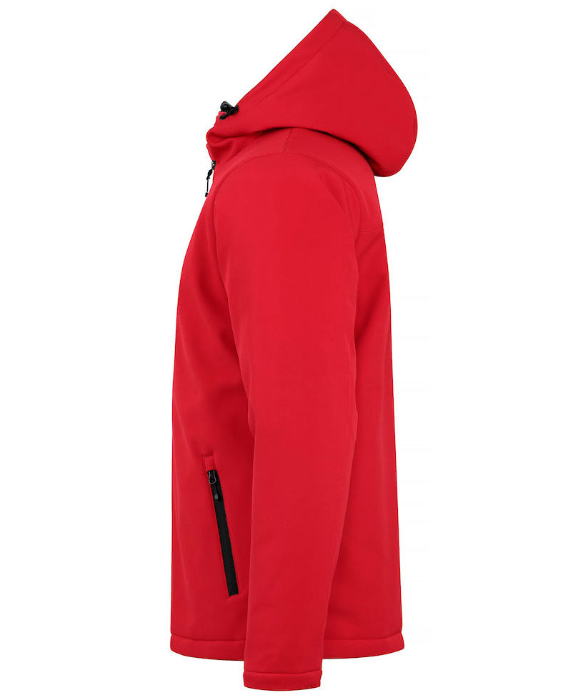 Clique lined softshell jacket, Red, large image number 3