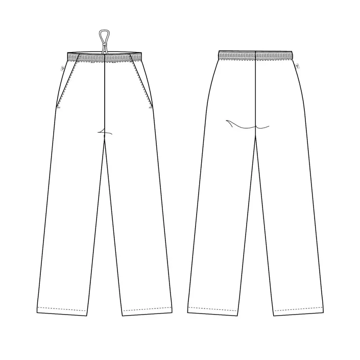 Kentaur  jogging trousers with extra leg length, White, large image number 2