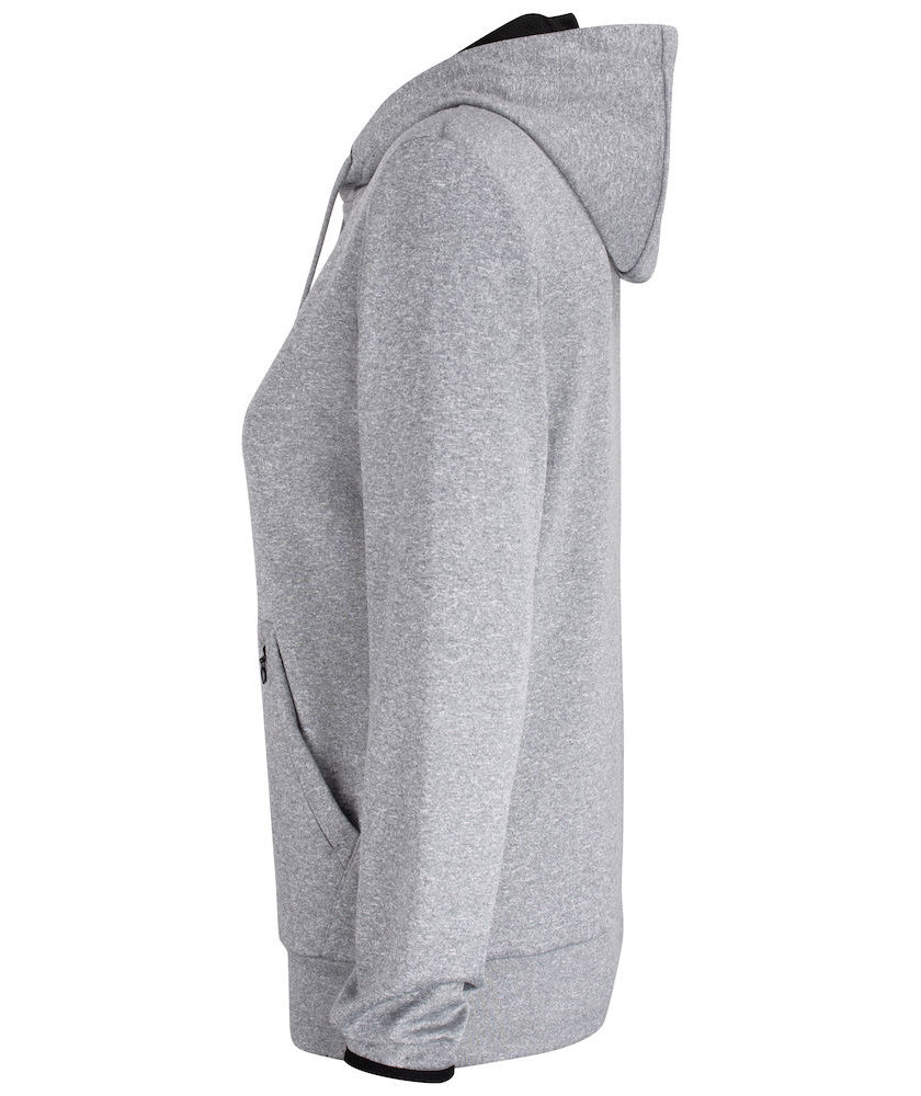 Clique Oakdale women's hoodie, Grey, large image number 6