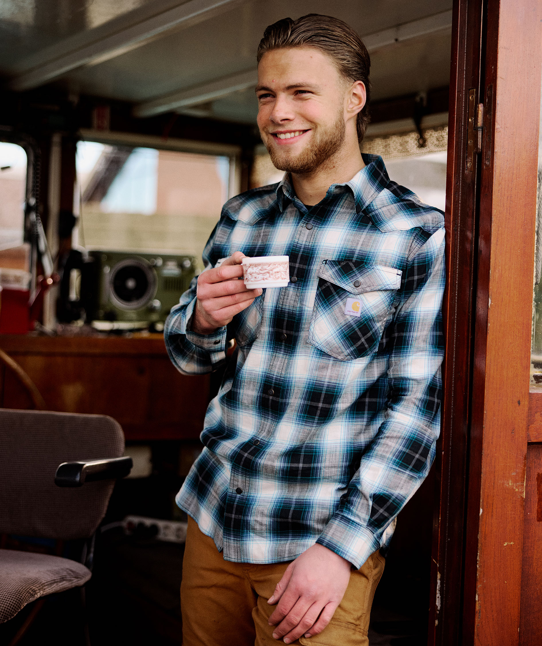 Carhartt skogsarbetare skjorta, Black