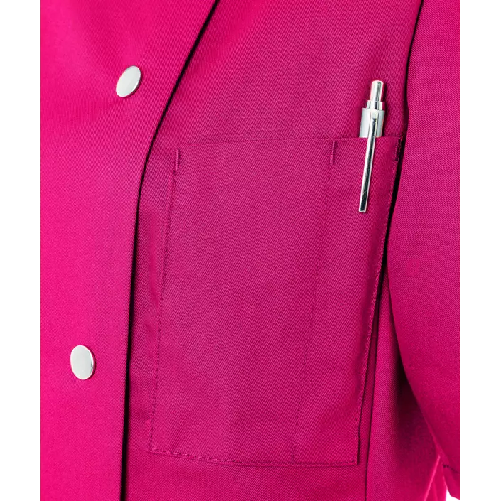 Karlowsky Greta short-sleeved women's chef jacket, Rosa, large image number 5