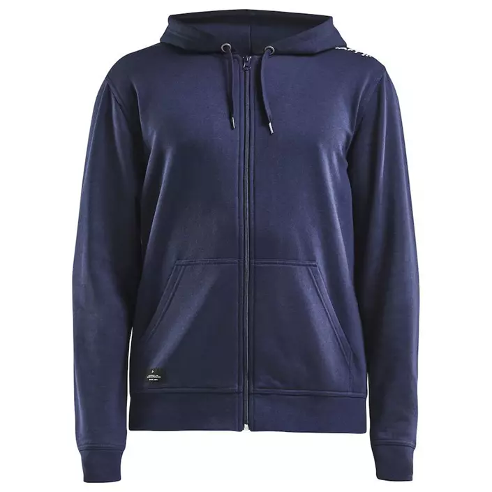 Craft Community FZ hoodie med blixtlås, Navy, large image number 0