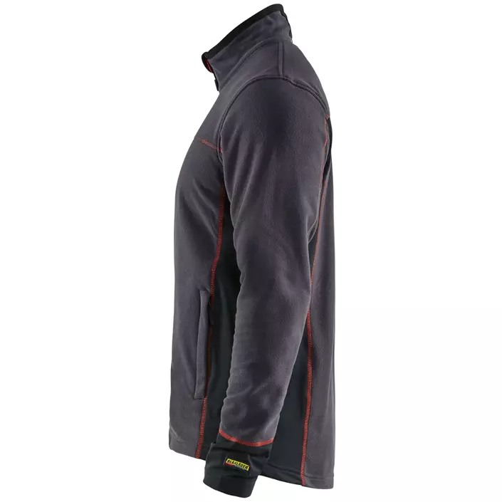 Blåkläder Microfleece jakke, Mørkegrå/Rød, large image number 3