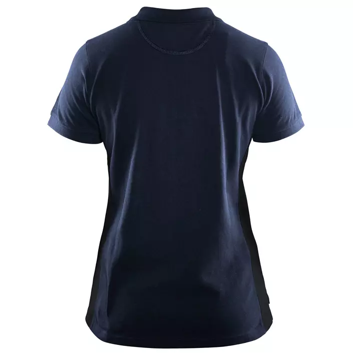 Blåkläder Unite dame polo T-skjorte, Mørk Marineblå/Svart, large image number 1