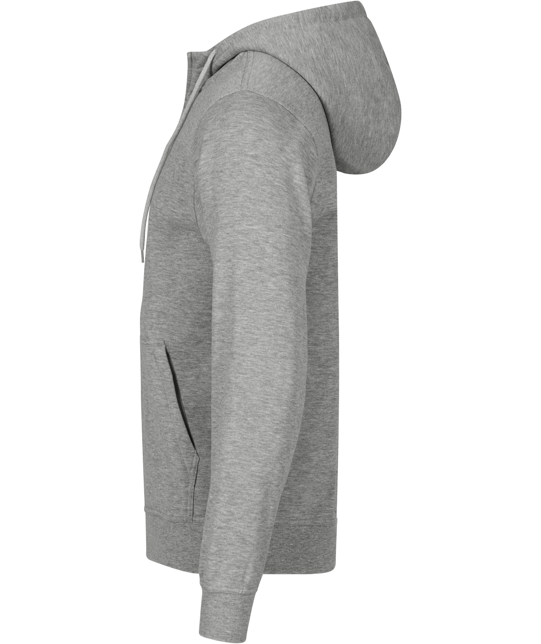 Clique Miami hoodie with zipper, Grey Melange, large image number 3
