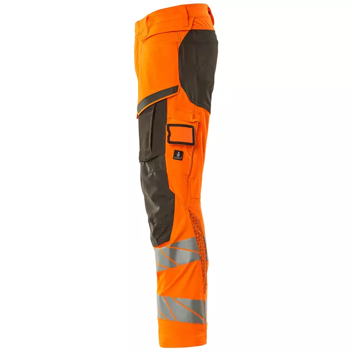 Mascot Accelerate Safe work trousers full stretch, Hi-vis Orange/Dark anthracite, large image number 3