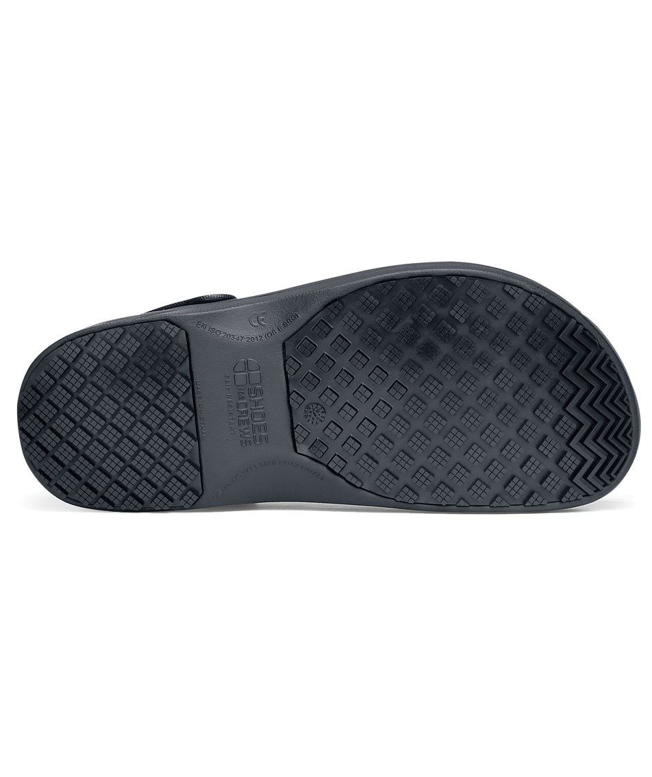 Shoes For Crews Zinc clogs with heel strap OB, Black, large image number 5