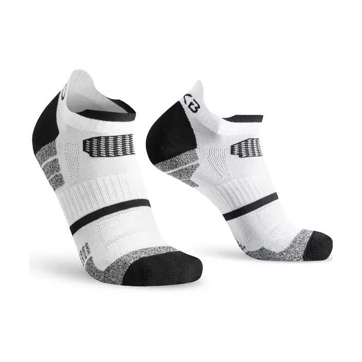 Oxyburn Vaporize Multisport ankle socks, White, large image number 0