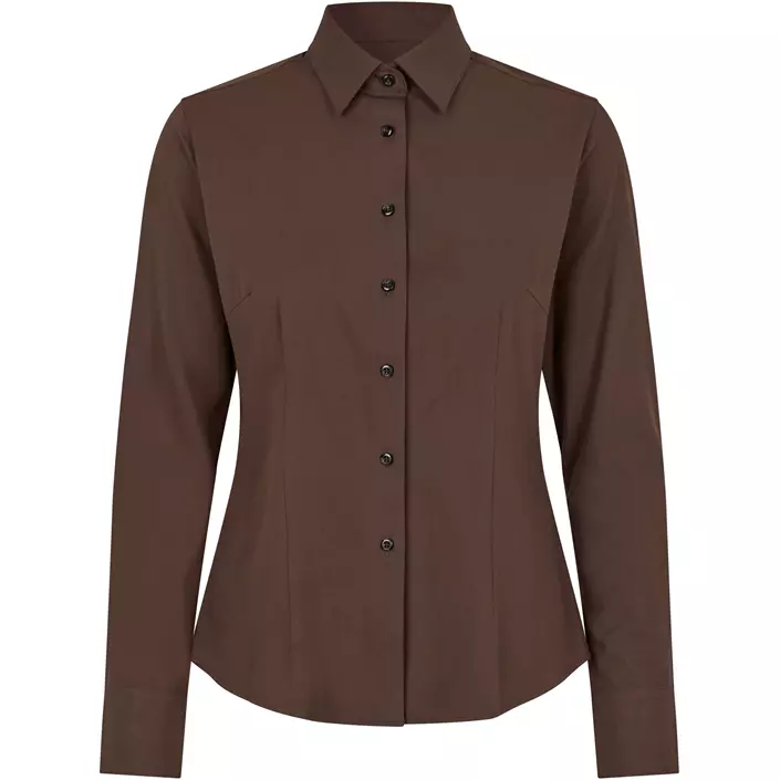 Seven Seas hybrid Modern fit Damenhemd, Mocca, large image number 0