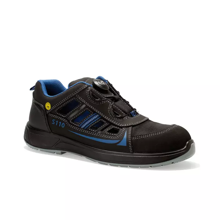 Sanita Soul safety sandals S1P, Black/Blue, large image number 0