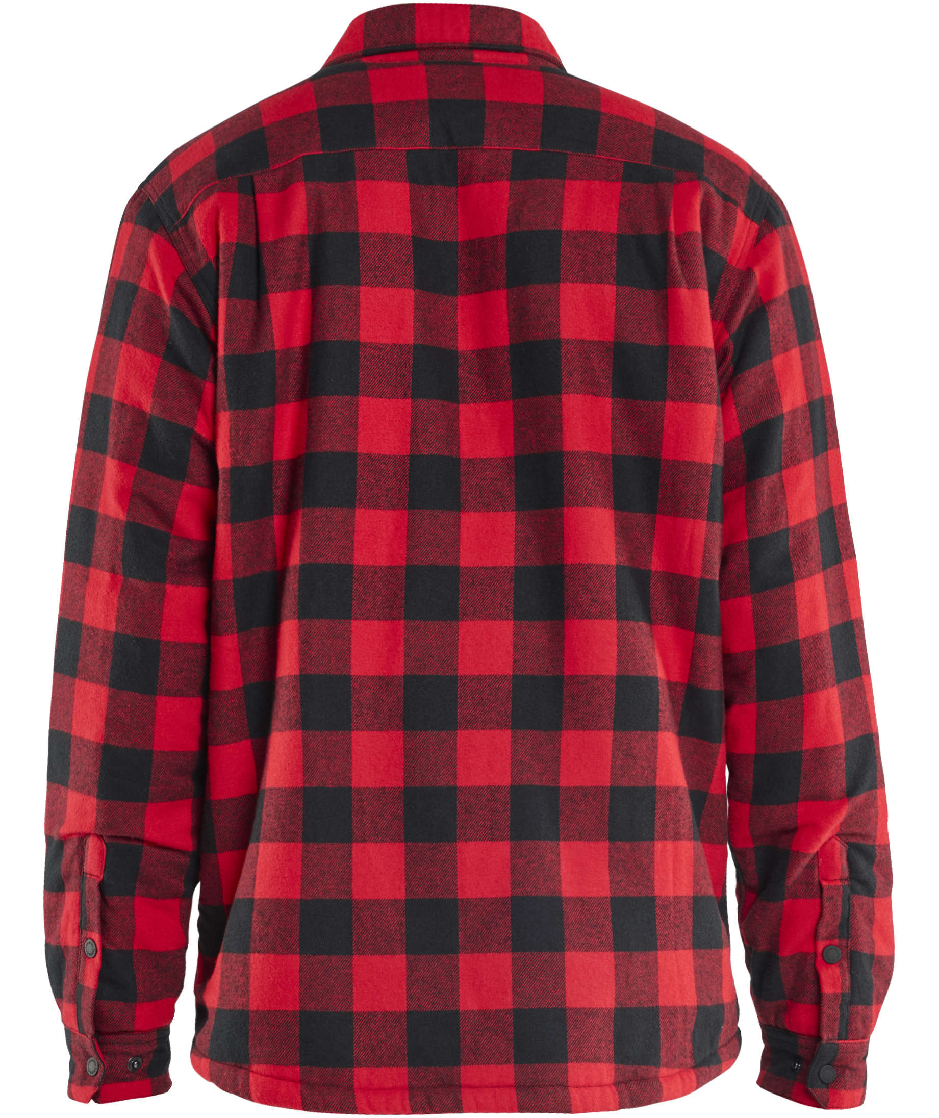 Bl&aring;kl&auml;der flanell skjortjacka