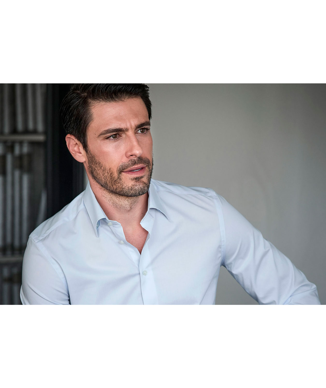 Tee Jays Luxury stretch skjorte, Lysebl&aring;, large image number 2