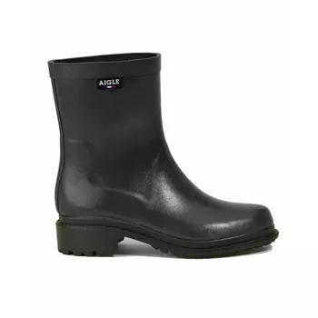 Aigle Fulfeel Mid women's rubber boots, Noir