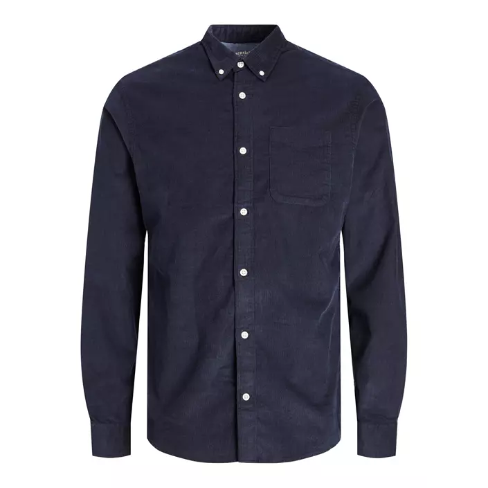 Jack & Jones JJECLASSIC Cord skjorta, Navy Blazer, large image number 0