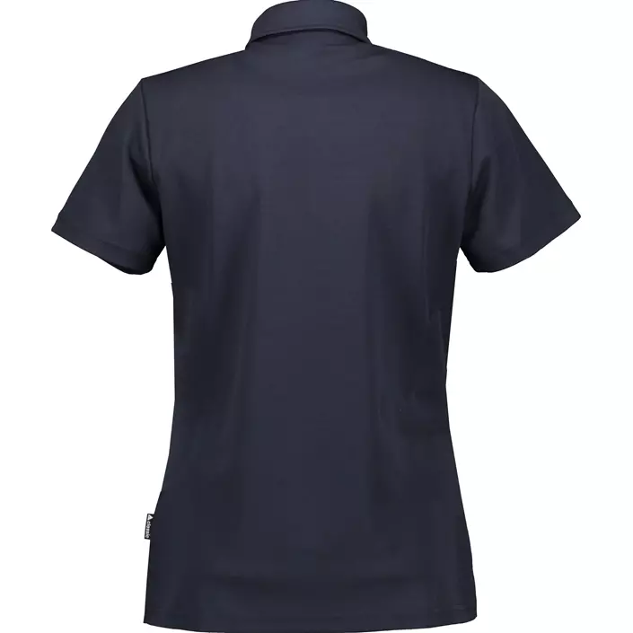 Pitch Stone Tech Wool dame polo T-shirt, Navy, large image number 1