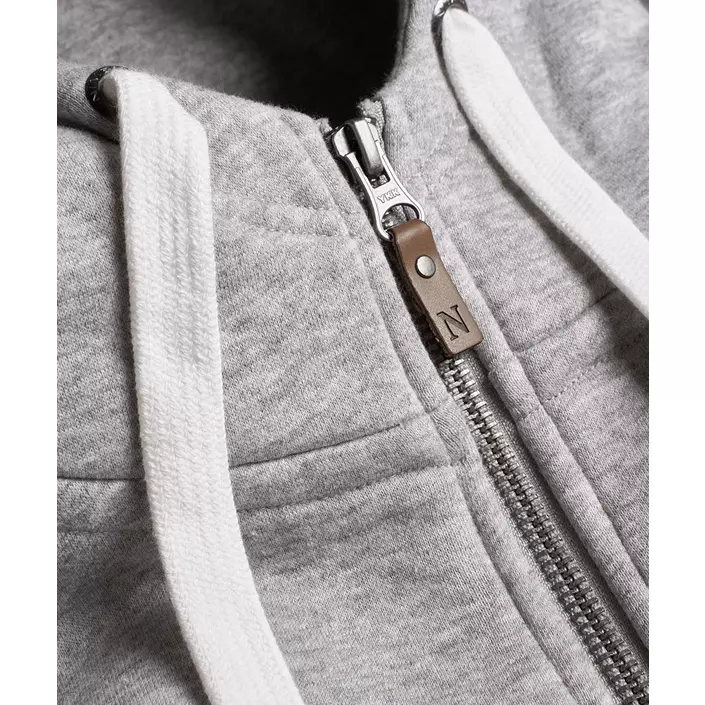 Nimbus Williamsburg hoodie with full zipper, Grey melange, large image number 3