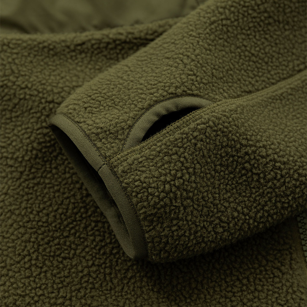 Fristads Argon fibre pile jacket, Light Army Green, large image number 9