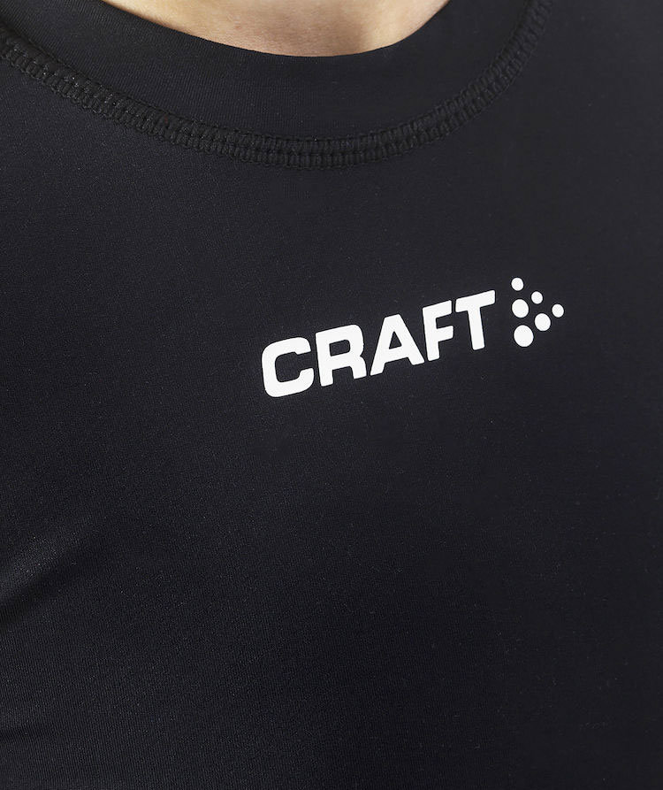 Craft Pro Control kompressions T-shirt till barn, Black, Black, large image number 3