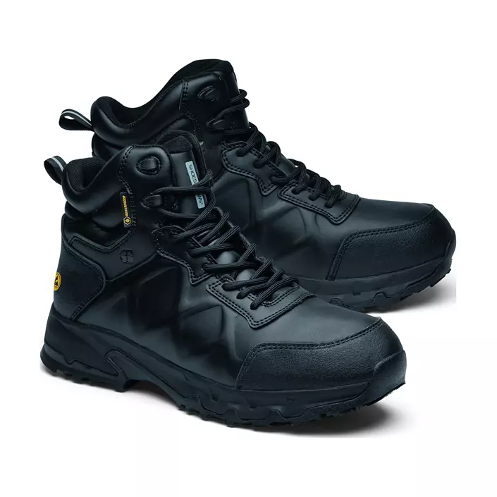 Shoes For Crews Callan Mid sikkerhedsstøvletter O6, Black, large image number 6