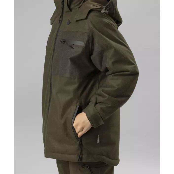 Seeland Avail jacket for kids, Pine Green Melange, large image number 3