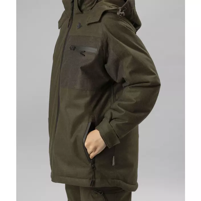 Seeland Avail jacket for kids, Pine Green Melange, large image number 3