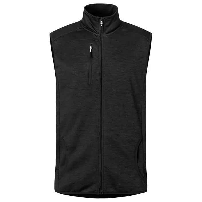 Matterhorn Croz fleece vest, Black, large image number 0