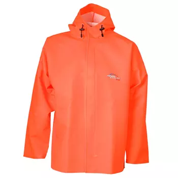 Elka Fishing Extreme PVC Heavy rain jacket, Hi-vis Orange