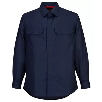 Portwest BizFlame Plus work shirt, Marine Blue