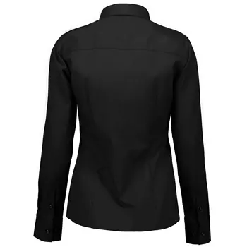 Seven Seas moderne fit Fine Twill women's shirt, Black