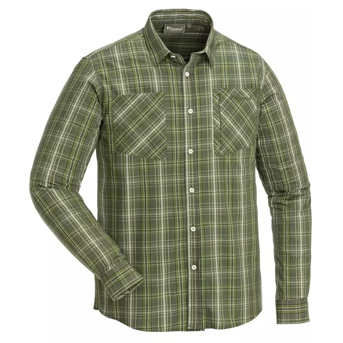 Pinewood Glenn NatureSafe skjorte, Olive/Dark Green, large image number 0
